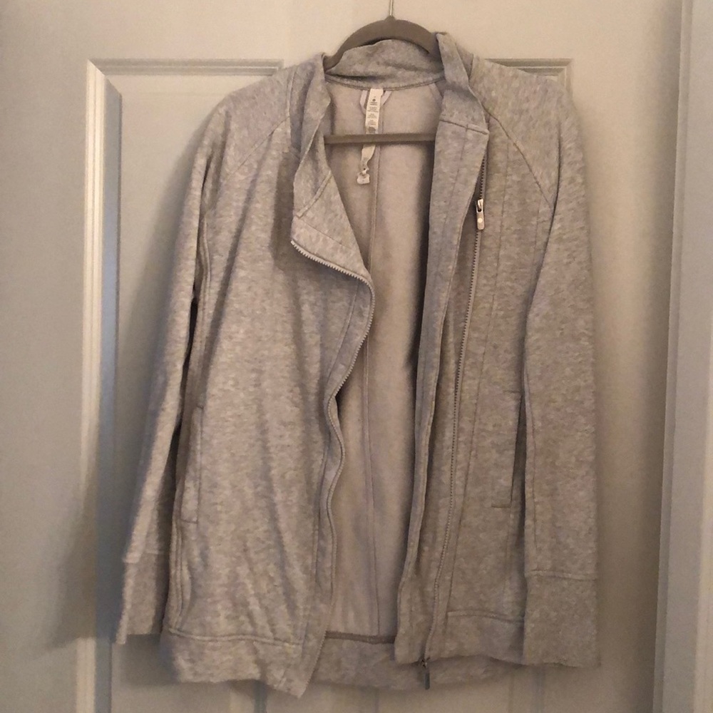 Lululemon grey zip up